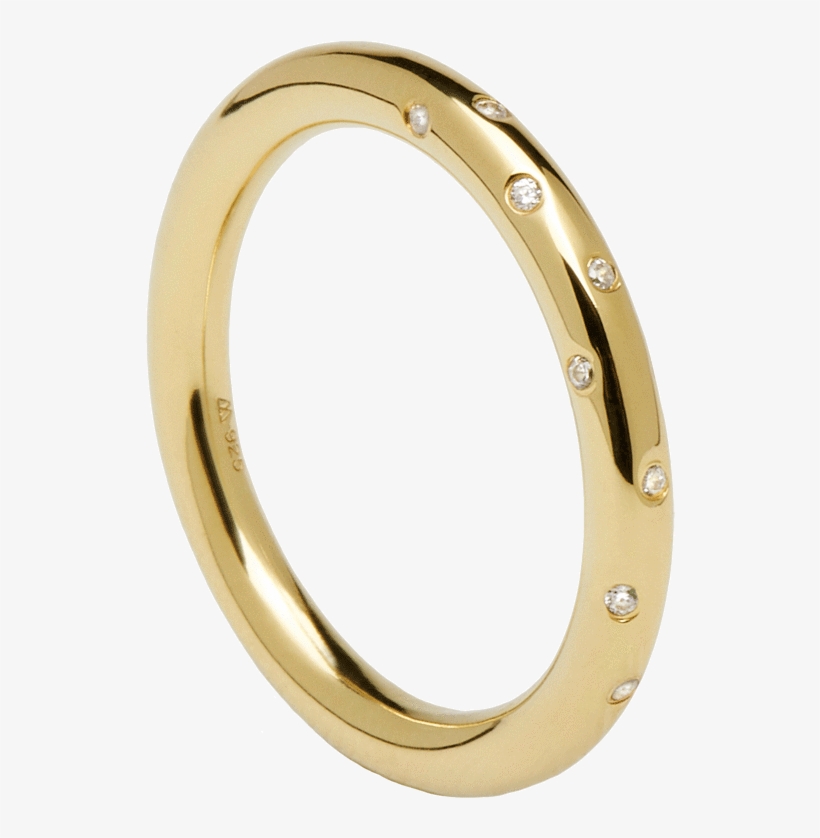 Anillo Satellite Gold - Silver Ring Transparent, transparent png download