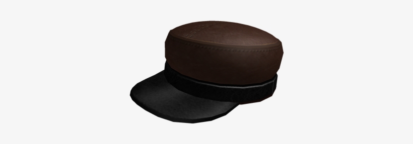 Plain Leather Military Cap - Tan, transparent png download