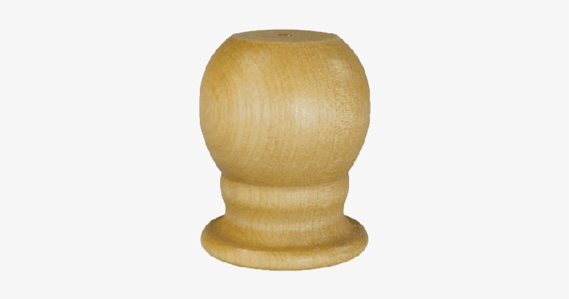 Wooden Ball - Ball Wood Flag Pole, transparent png download