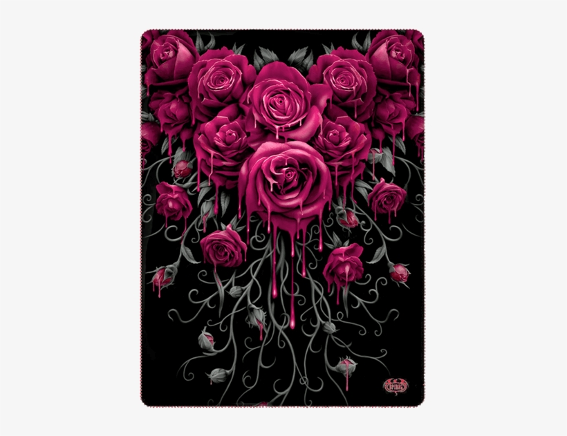 Blood Rose Fleece Blanket - Blood Rose, transparent png download