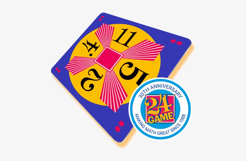 24 Game 48 Card Deck Single Digits, transparent png download