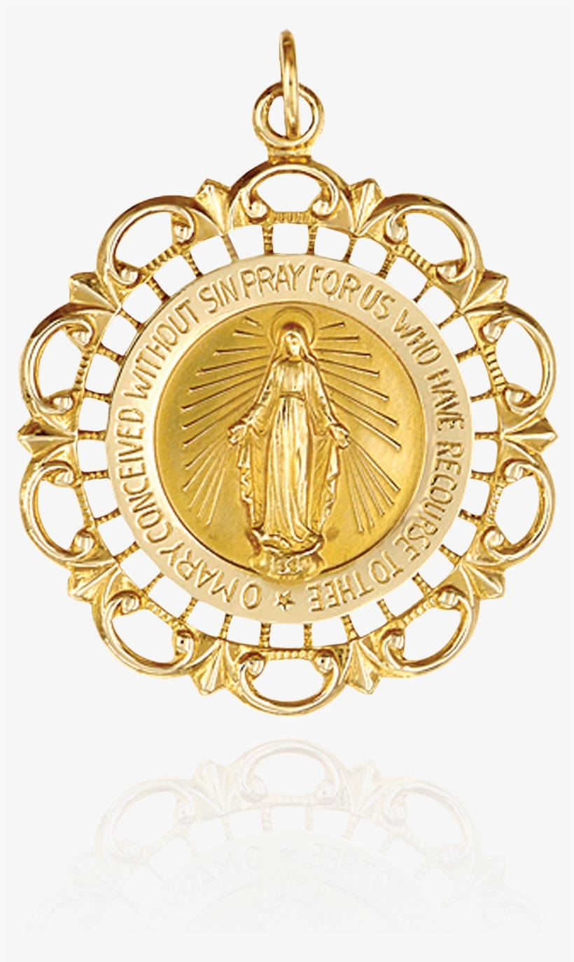 Miraculous Medallion With Filigree Frame - Medal, transparent png download