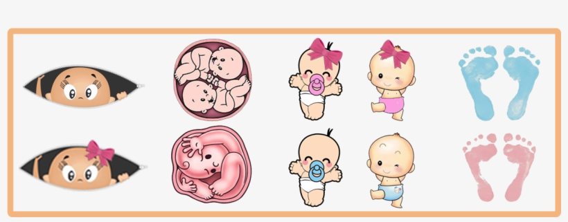 Bebes - Cwowded Womb Ornament (round), transparent png download