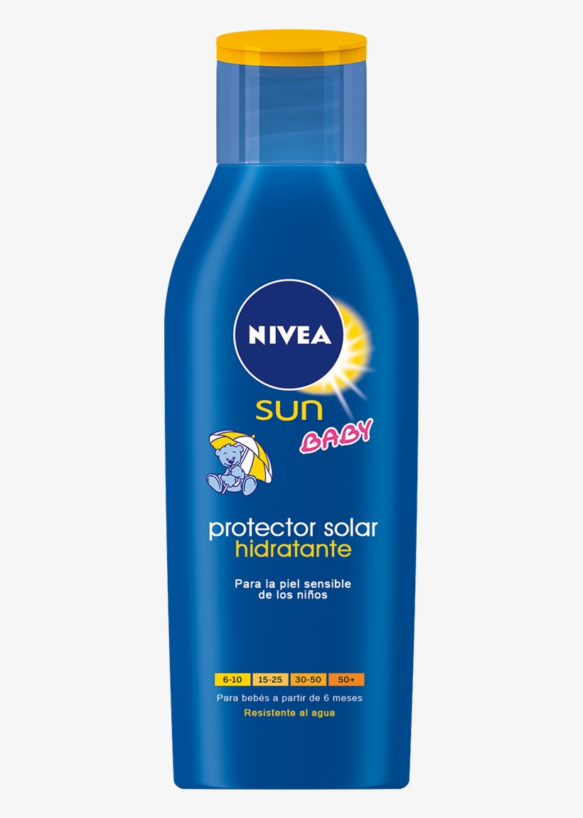 La Suave Fórmula Está Especialmente Desarrollada Para - Nivea Protective Moisturizing Sun Milk Spf50 400 Ml, transparent png download