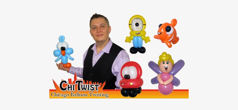 Minion Balloon Animals - Balloon Modelling, transparent png download