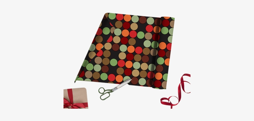 Eco Friendly - Premium Gift Wrap Modern Dots Gift Wrap Roll 24" X, transparent png download