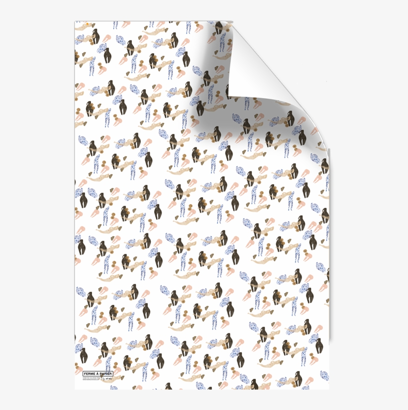 Year Of The Woman Gift Wrap Sheet - Pug, transparent png download