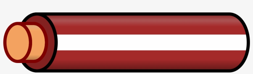 Wire Brown White Stripe - Brown With White Stripe Wire, transparent png download