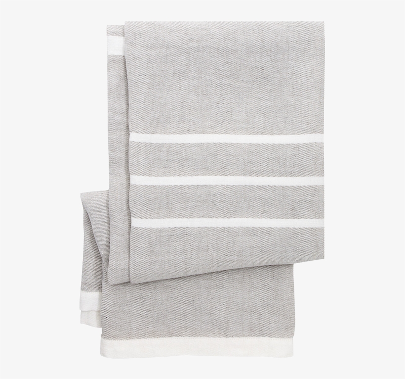 Usva White Stripe Bedcover - Tablecloth, transparent png download