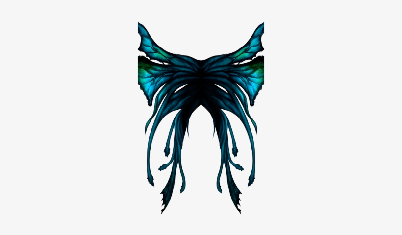 Blue Fae Wings - Portable Network Graphics, transparent png download