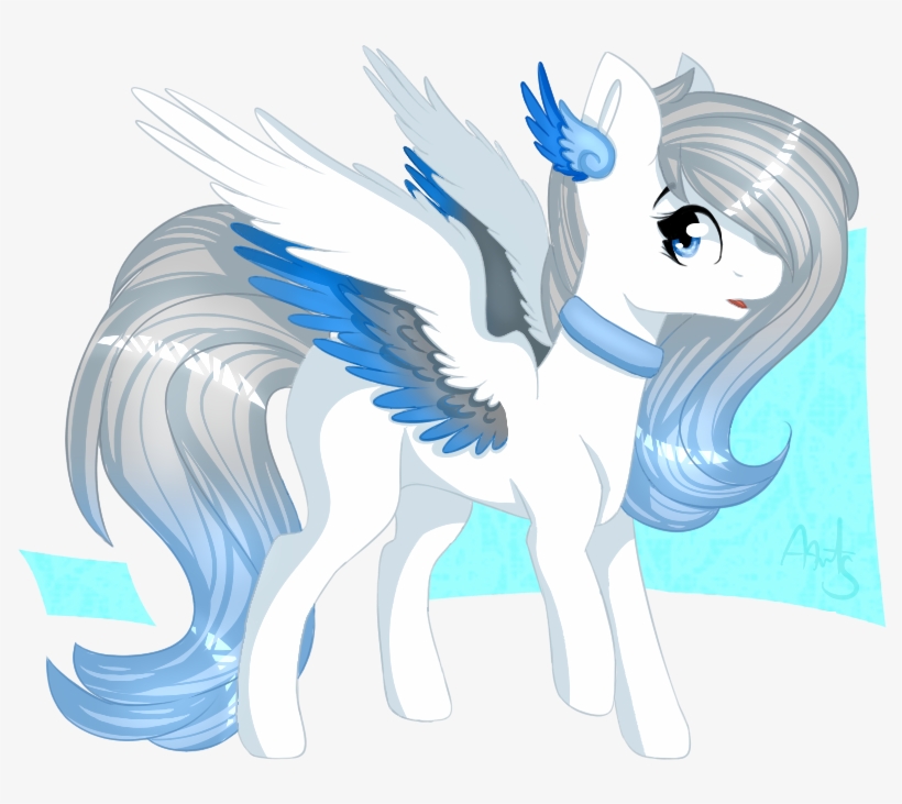Ayoarts, Art Trade, Blue Eyes, Blue Wings, Oc, Oc Only, - Cartoon, transparent png download