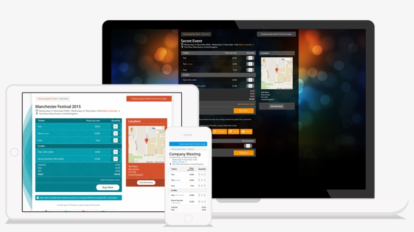 Powerful White Label Box Office - Ticket, transparent png download