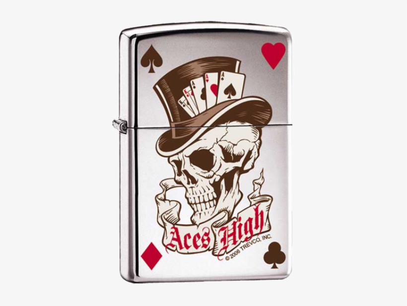 Aces High Zippo, transparent png download
