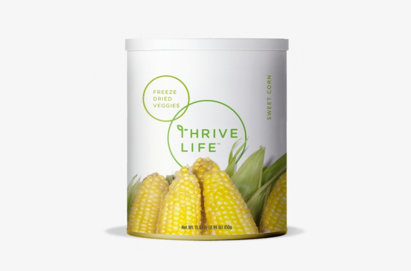 Maíz Dulce Liofilizado - Thrive Life: Freeze-dried Sweet Corn - Pantry Can Size, transparent png download