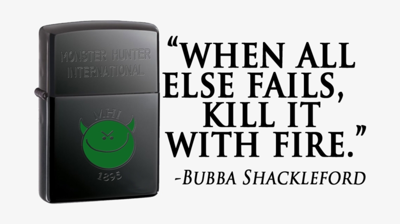 Zippo - Monster Hunter International Lighter, transparent png download