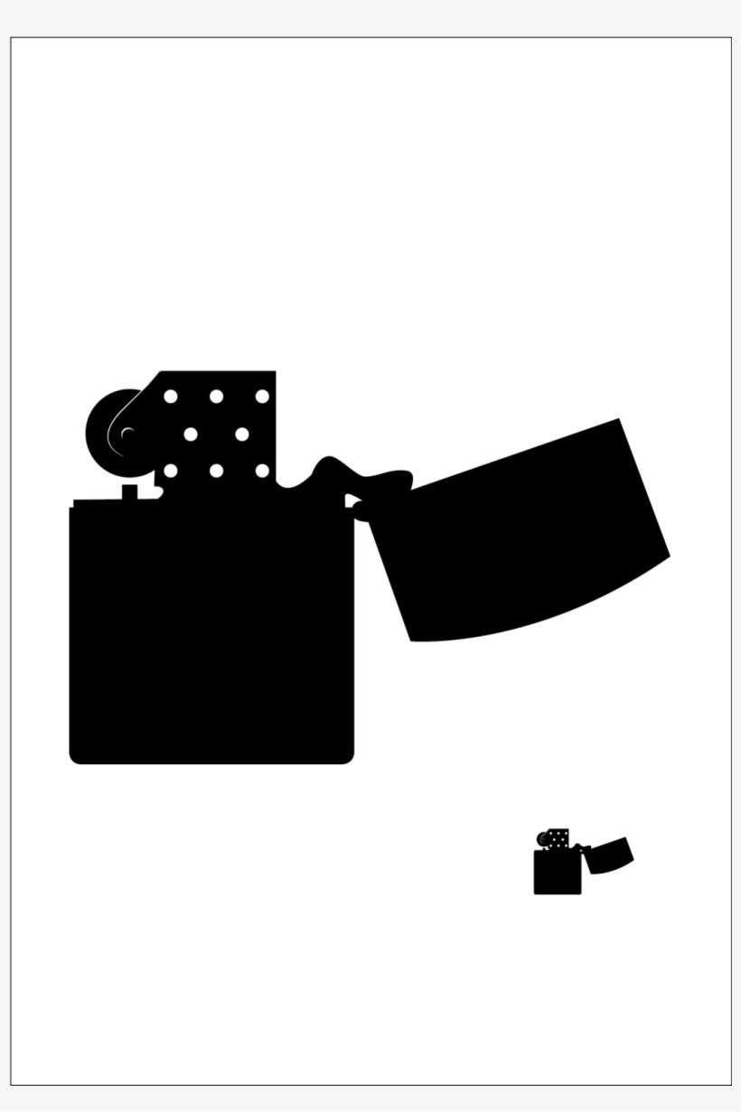 Zippo Lighter Icon - Briefcase Transparent PNG - 1400x1507 - Free Download  on NicePNG, image size:820x1231