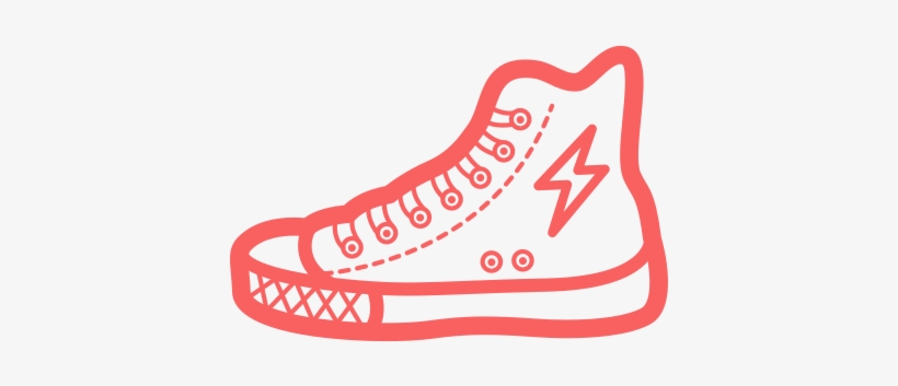 Related Resources - All Stars Shoes Cartoon, transparent png download