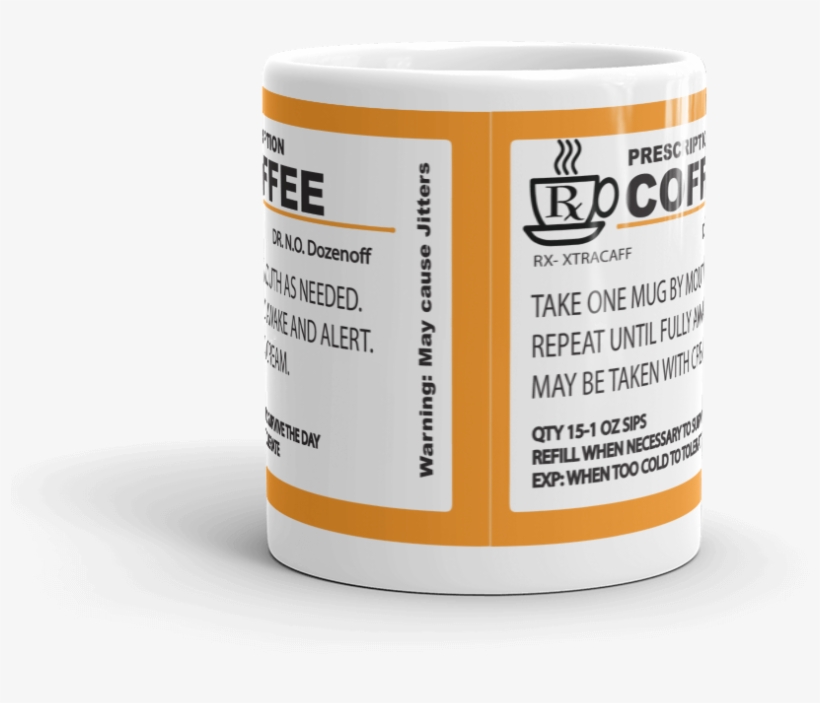Prescription Coffee Mug - Big Mouth Toys Prescription Coffee Mug Multi, transparent png download