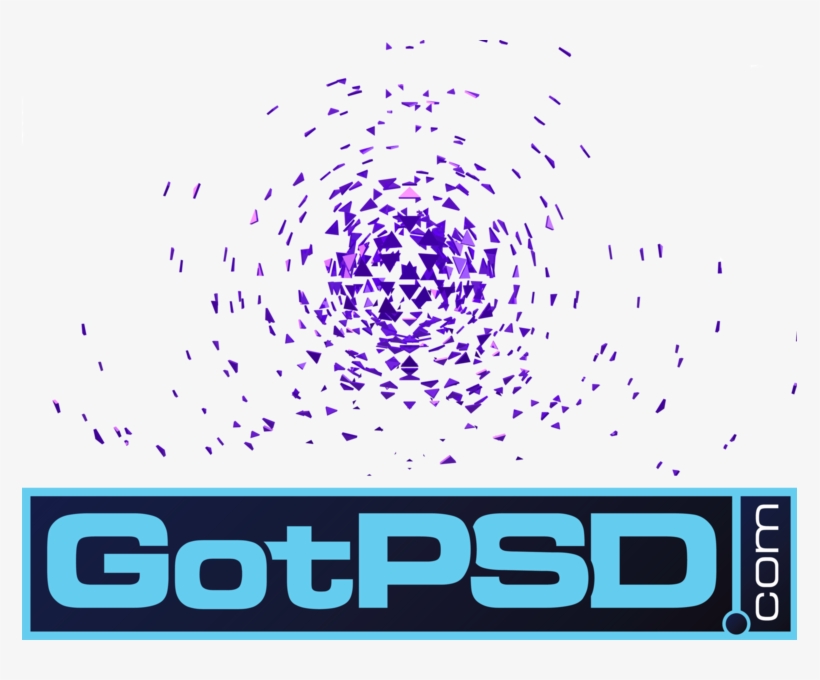 Triangles Explosion - Chair, transparent png download