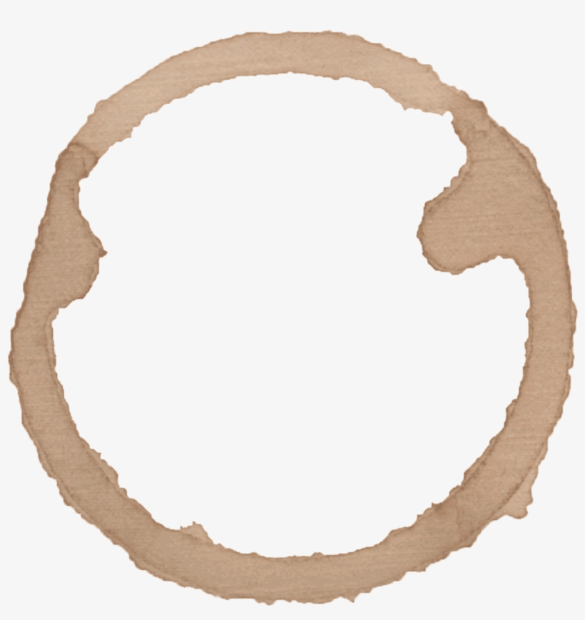 Handmade Coffee Cup Stains - Ink, transparent png download