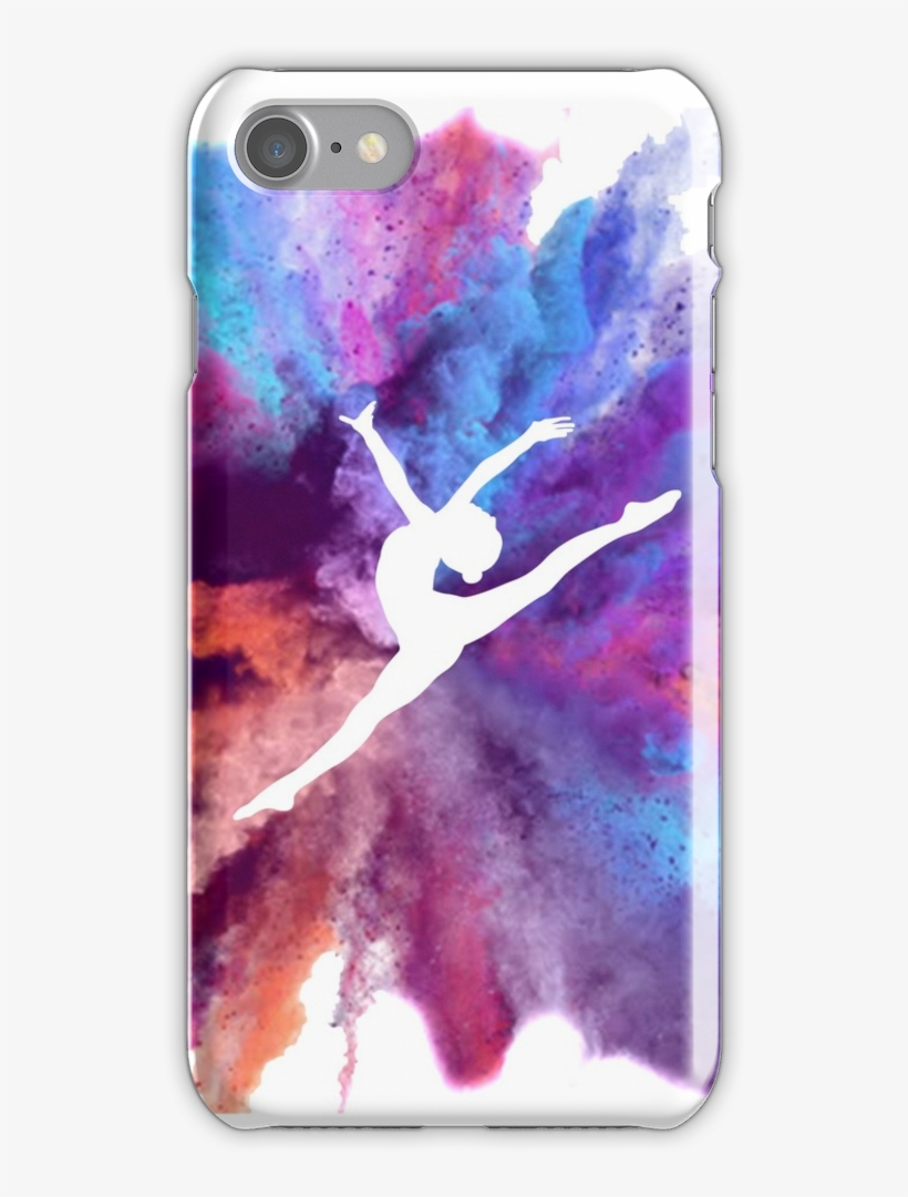 Gymnast Rainbow Explosion Iphone 7 Snap Case - Gymnastics Clocks, transparent png download