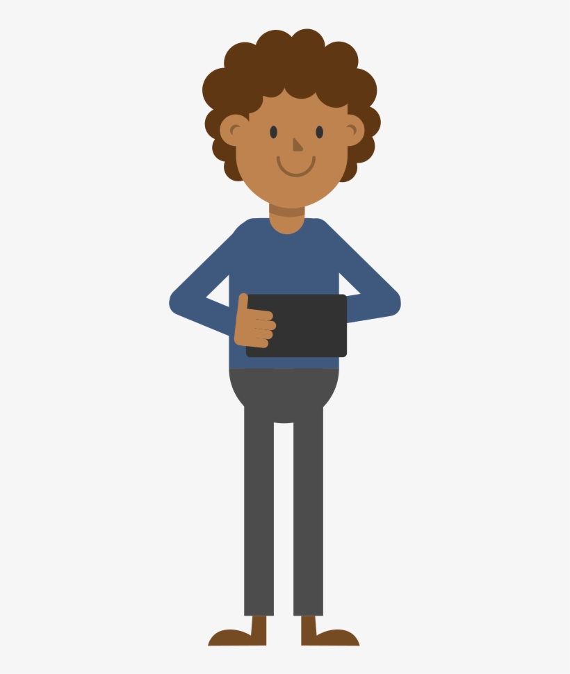 Open - Man Traveling Vector, transparent png download