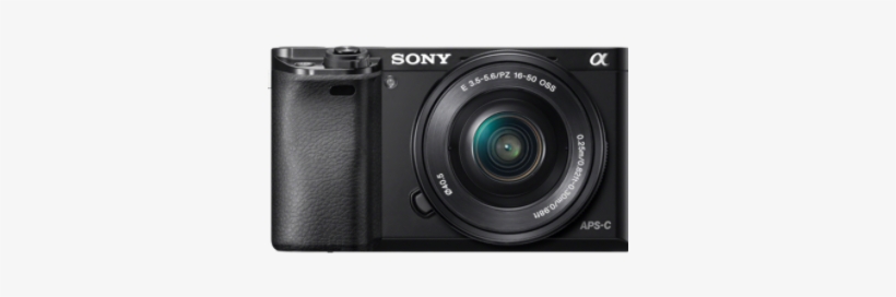 Oferta Sony Ilce-6000l - Sony Alpha 6000 Black + 16-50mm Lens Digital Camera, transparent png download