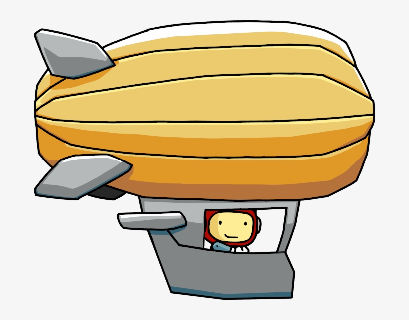 Zeppelin Using - Zeppelin Cartoon Png, transparent png download