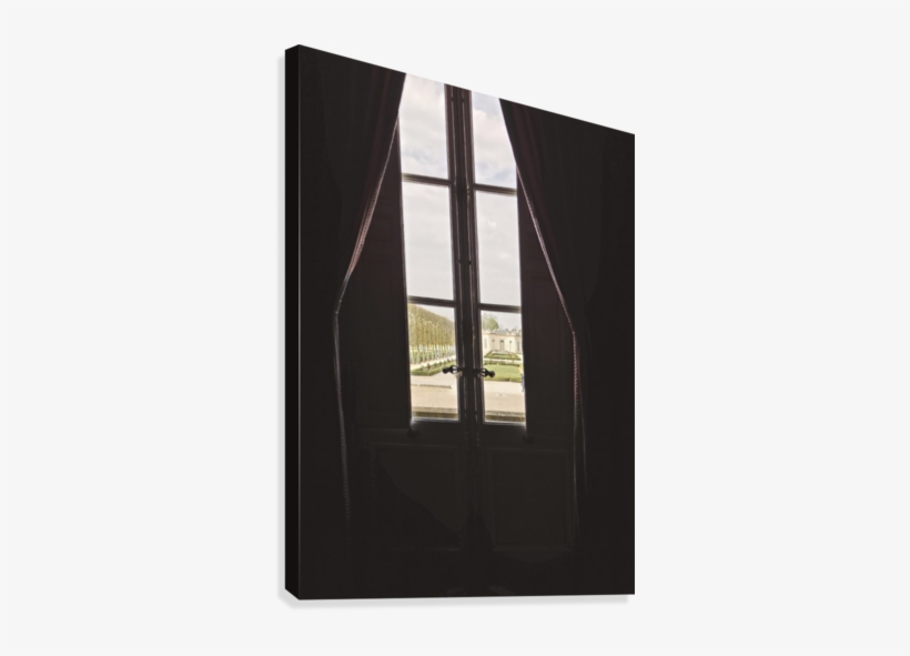 Versailles & Drapes Canvas Print - Window, transparent png download