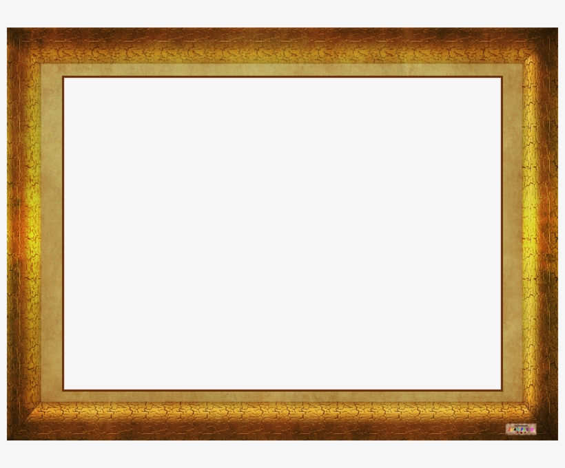 Marcos Photoscape Clasico Cerco Dorado - Vintage Gold Frame Transparent, transparent png download