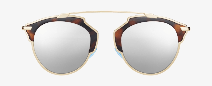 Dior So Real Patilla Carey/marco Dorado/cristal Espejado - Dior Diorama Eyeglasses, transparent png download