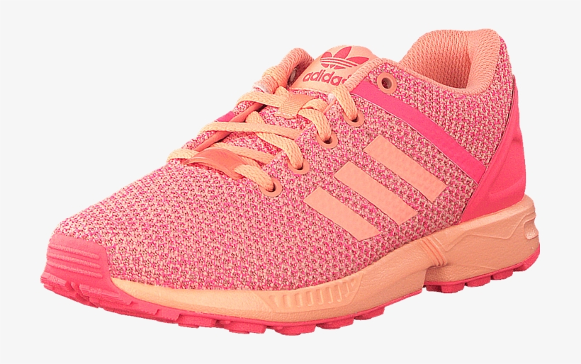Zx Flux Split K Sun Glow/flash Red S15 - Shoe, transparent png download