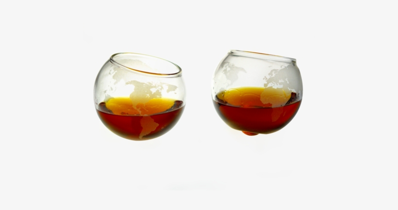Spinning Globe Whiskey Glass - Whisky, transparent png download