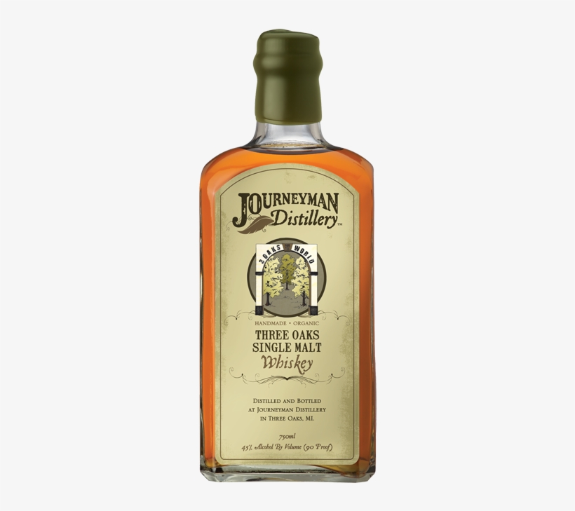 Threeoaks - Journeyman Distillery Whiskey Featherbone Bourbon, transparent png download