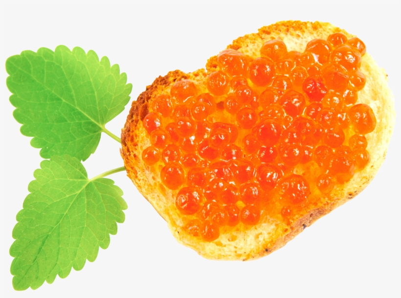 Caviar Toast Png Image - Бутерброд С Икрой Png, transparent png download