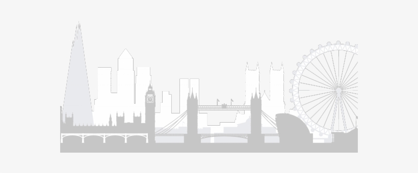 London - Silhouette, transparent png download