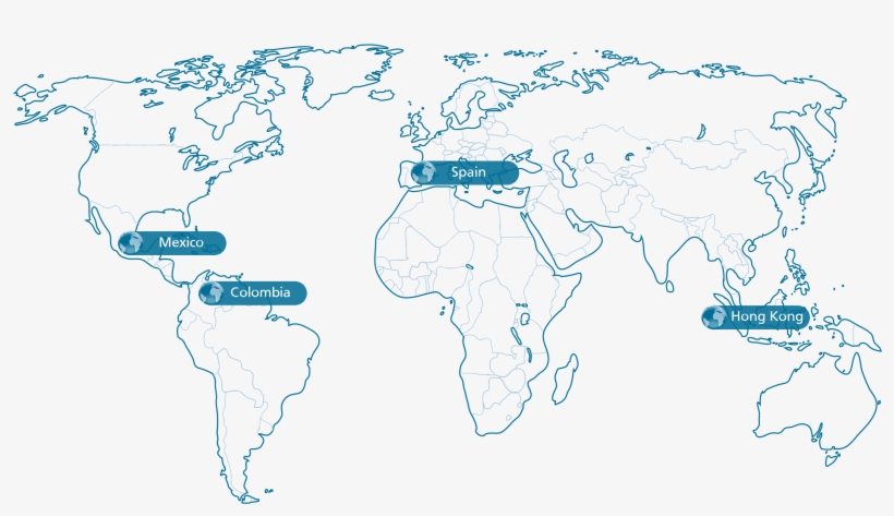 Mapa De Oficinas - Freight Forwarder, transparent png download