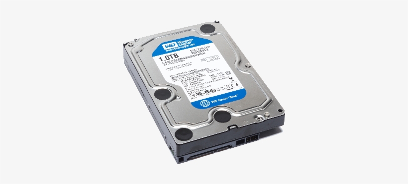 Western Digital Caviar - Western Digital Sata 3.5" Hard Drive, 1 Tb, 72000 Rpm, transparent png download