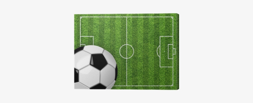Soccer Field And Soccer Ball - Football Pitch, transparent png download