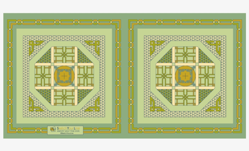 Eid El Fiter-a Square Greeting Cards - Motif, transparent png download