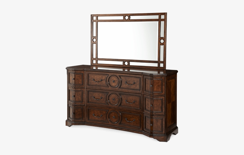 Zoom Images - Michael Amini Bella Cera 12 Drawer Dresser, transparent png download