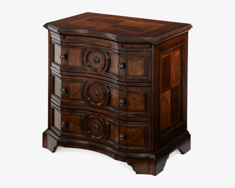 Bella Cera Nightstand By Aico - Aico Furniture - Bella Cera Nightstand - 38040-45, transparent png download