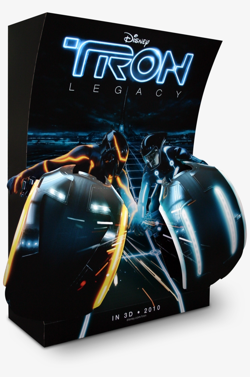 Curved & Layered Theatrical Standee - Standee Cinema Tron, transparent png download
