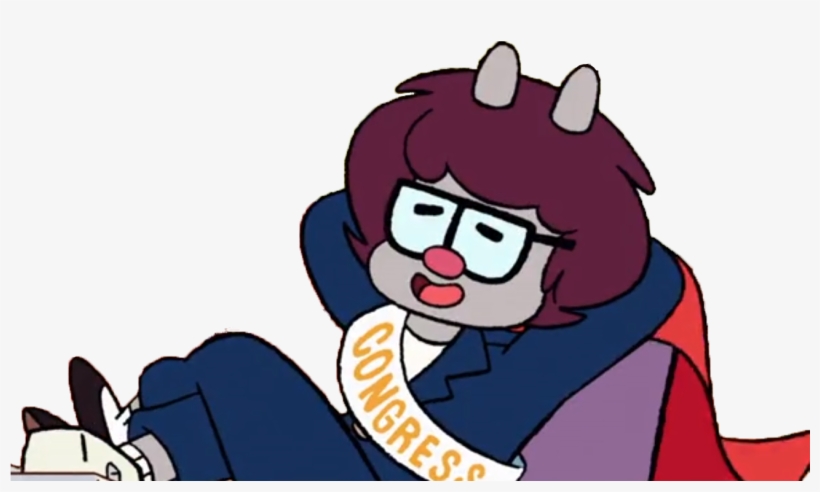 Congress Woman - Cartoon, transparent png download