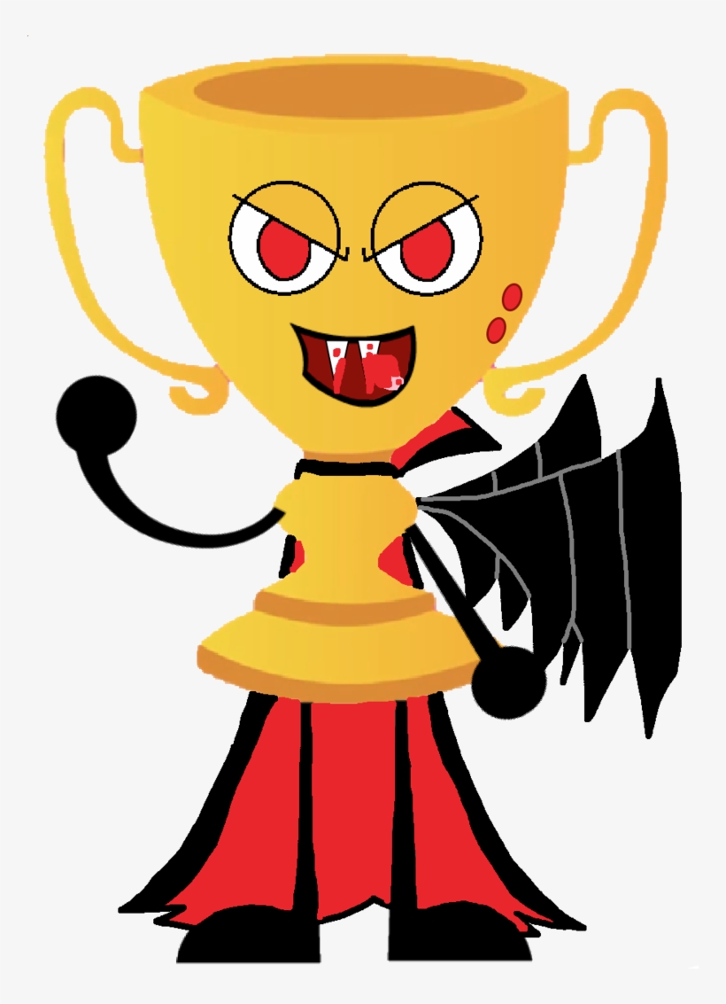Trophy As A Vampire Vector By Thedrksiren-d8dbokp - Knife And Trophy Inanimate Insanity, transparent png download