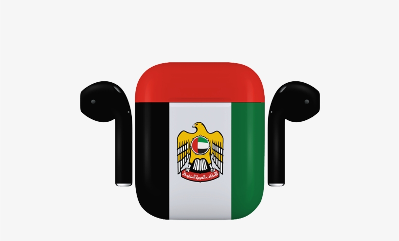 Added To Cart - United Arab Emirates Coat Of Arms Sticker (rectang, transparent png download