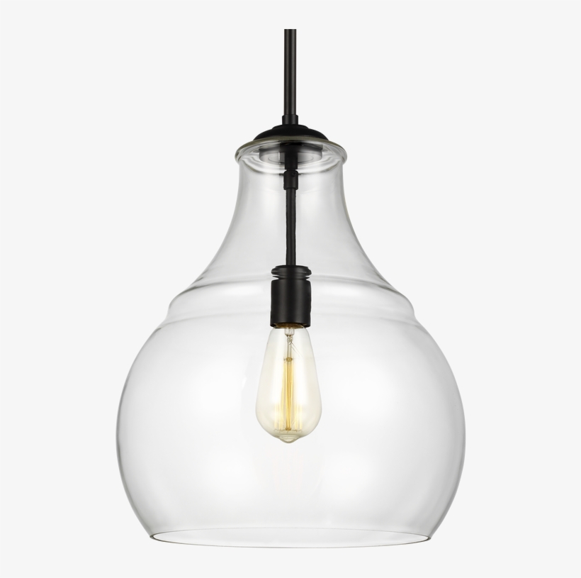 Clear Thick Glass 1-60w Lamp W, transparent png download