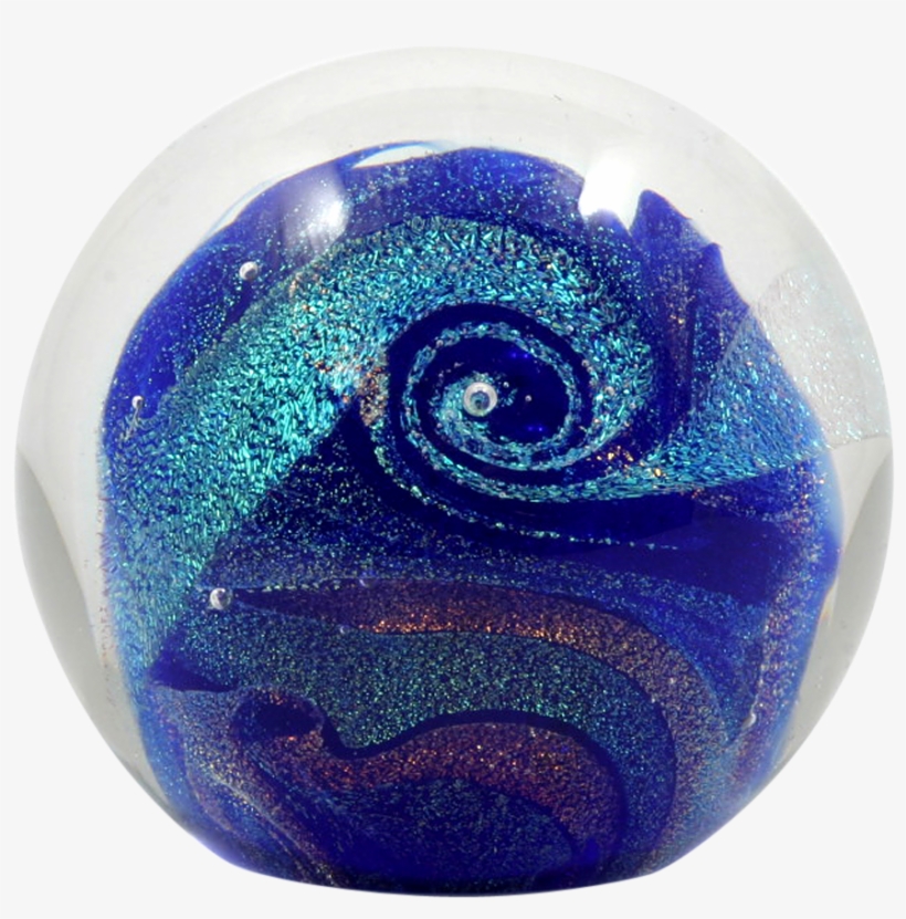 Glass Eye Studio Celestial Paperweight Northern Lights - Bead, transparent png download