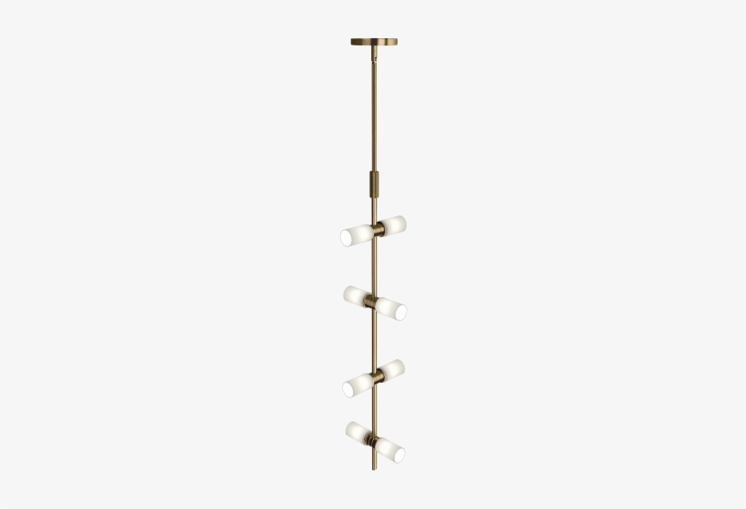 Modernrail Pendant Glass Orbs Aged Brass 2700k 90 Cri - High-cri Led Lighting, transparent png download