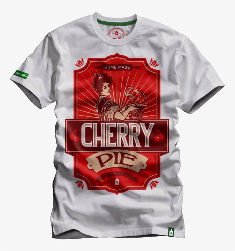 Marijuana Strain T-shirts, Cannabis Inspired Apparel, - Cherry Pie Strain Shirt, transparent png download